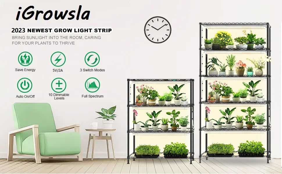 13" Full Spectrum LED Grow Strips