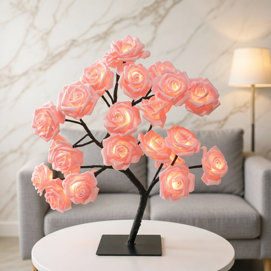 LED Rose Tree Table Lamp