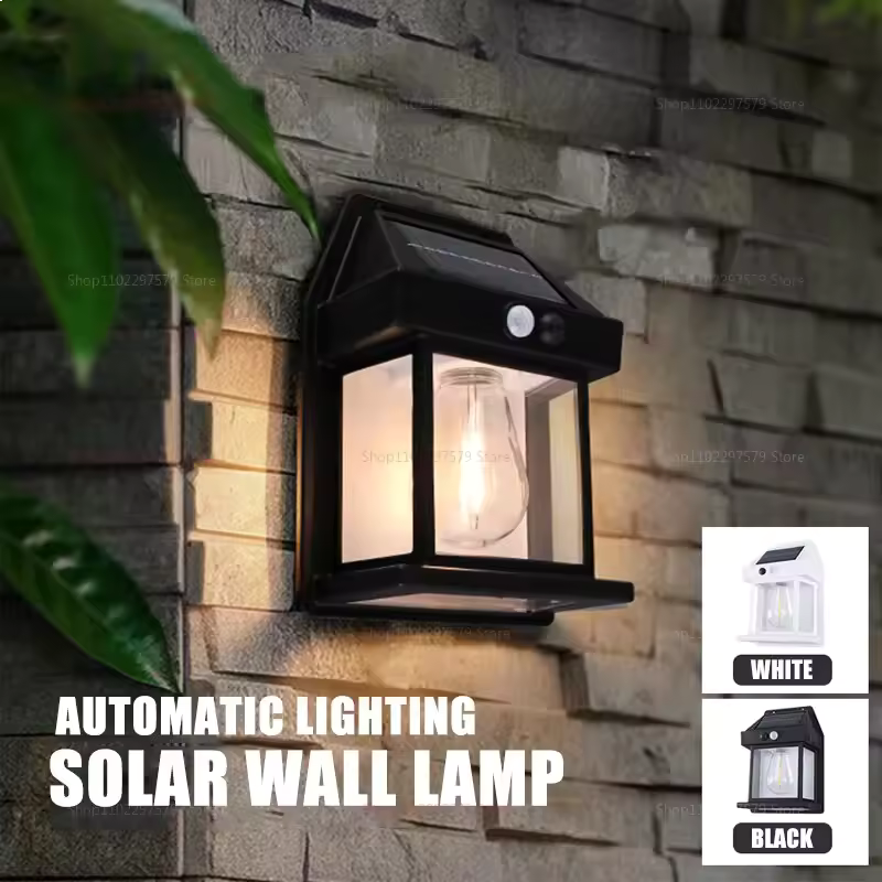Solar Motion Sensor Wall Light