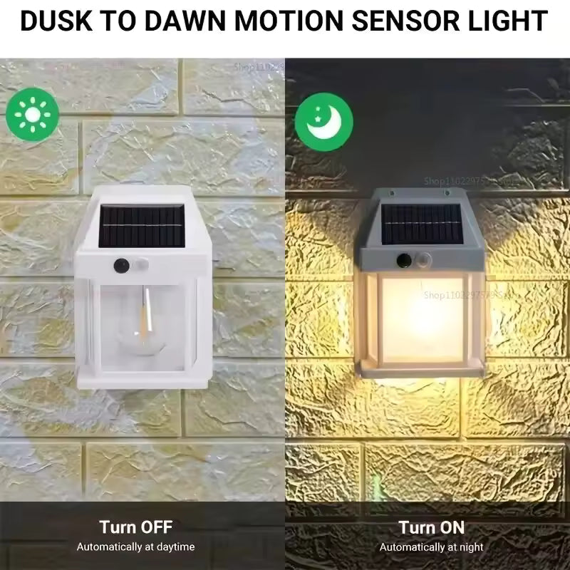 Solar Motion Sensor Wall Light