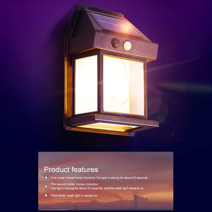 Solar Motion Sensor Wall Light